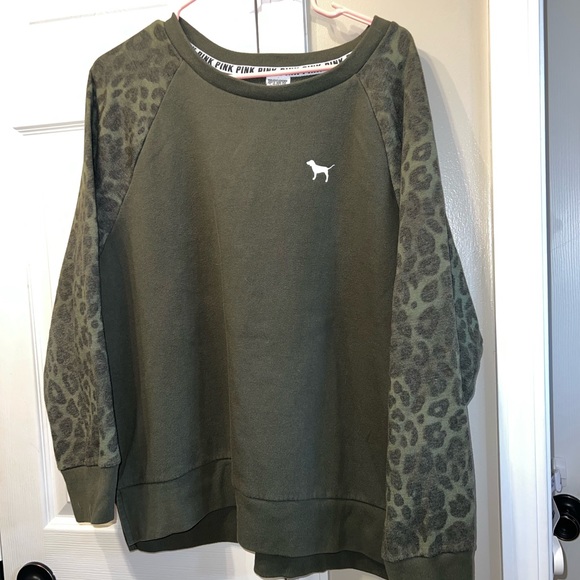 Victoria secret pink sweatshirt size large - Picture 2 of 3